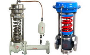 Self operated pressure regulating valve