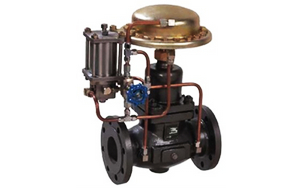 Operated flow control valve